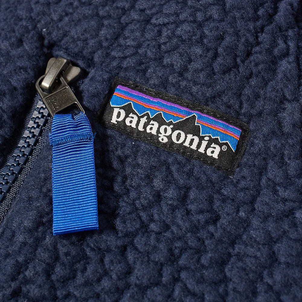Patagonia Retro Pile Fleece Jacket - Navy