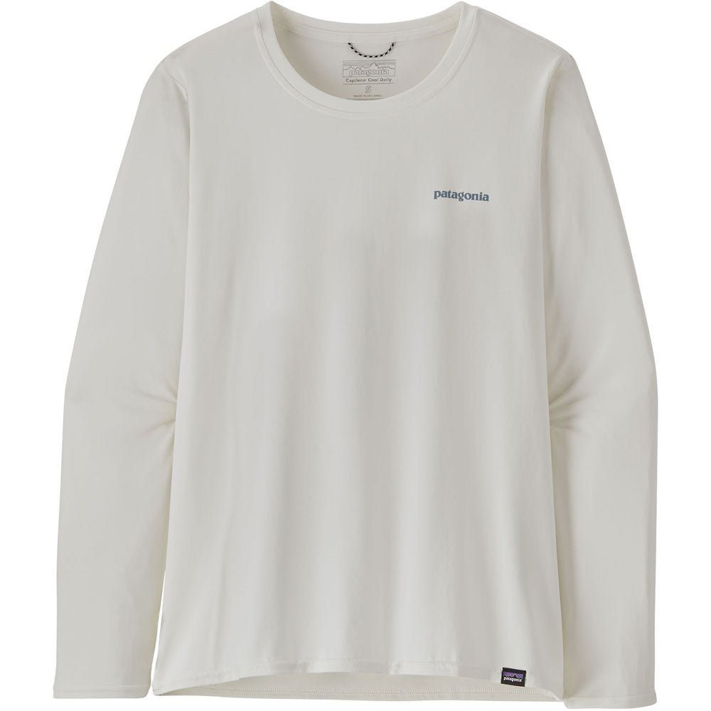 Patagonia Womens Cap Cool Daily Graphic L/S T-Shirt - Waters
