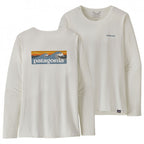 Patagonia Womens Cap Cool Daily Graphic L/S T-Shirt - Waters
