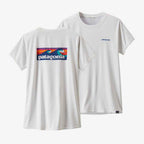 Patagonia Womens Cap Cool Daily Graphic Shirt  - Logo: White