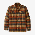 Patagonia Fjord Flannel Long Sleeved Shirt - Burnished Red
