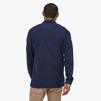 Patagonia Fjord Flannel Long Sleeved Shirt - Navy Blue