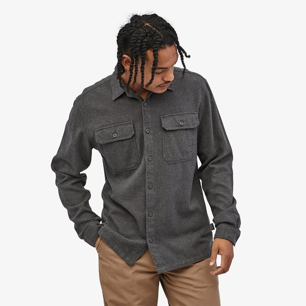 Patagonia Fjord Flannel Long Sleeved Shirt-Independence:ForgeGrey