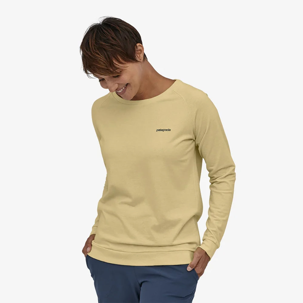 Patagonia Womens Long Sleeved Pastel P-6 Logo Responsibili-Tee