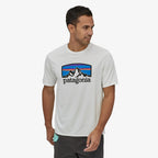 Patagonia Cap Cool Daily Graphic Shirt  - Fitz Roy Horizons:White