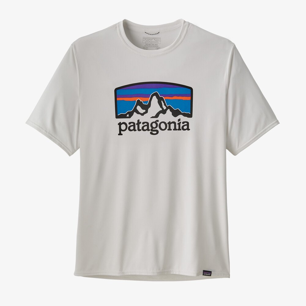 Patagonia Cap Cool Daily Graphic Shirt  - Fitz Roy Horizons:White
