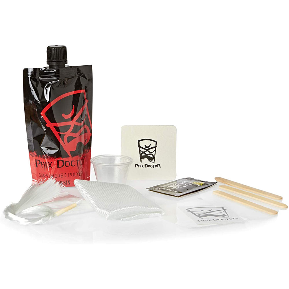 Phix Doctor 4oz Sun Powered Polyester Surfboard Repair Kit