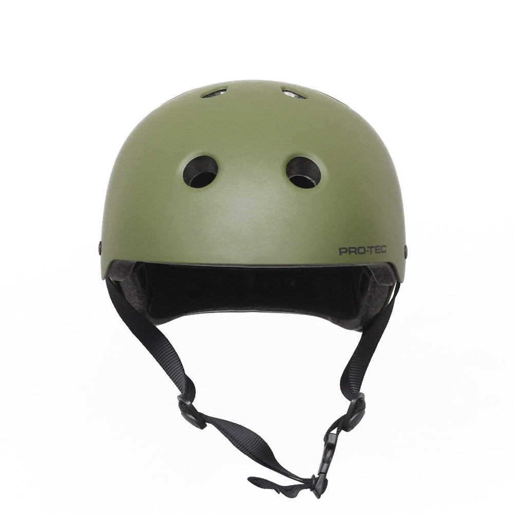 Pro Tec Classic Matte Olive Skate Helmet
