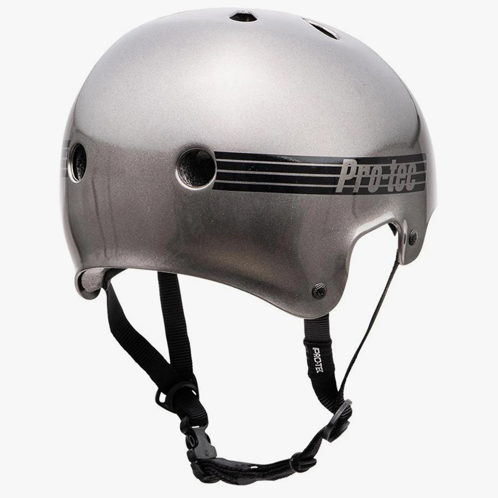 Pro Tec Old School Classic Helmet Matte Metallic Gunmetal