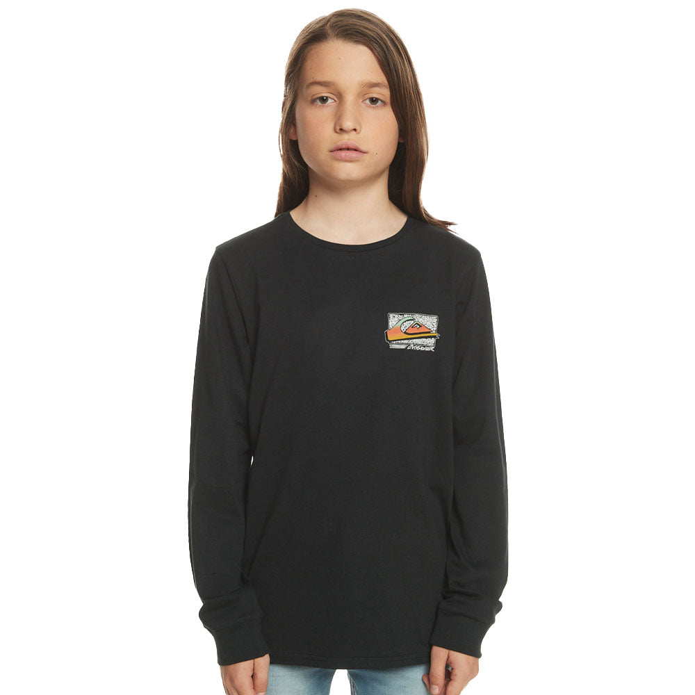 Quiksilver Boys Retro Fade Long Sleeve T-Shirt