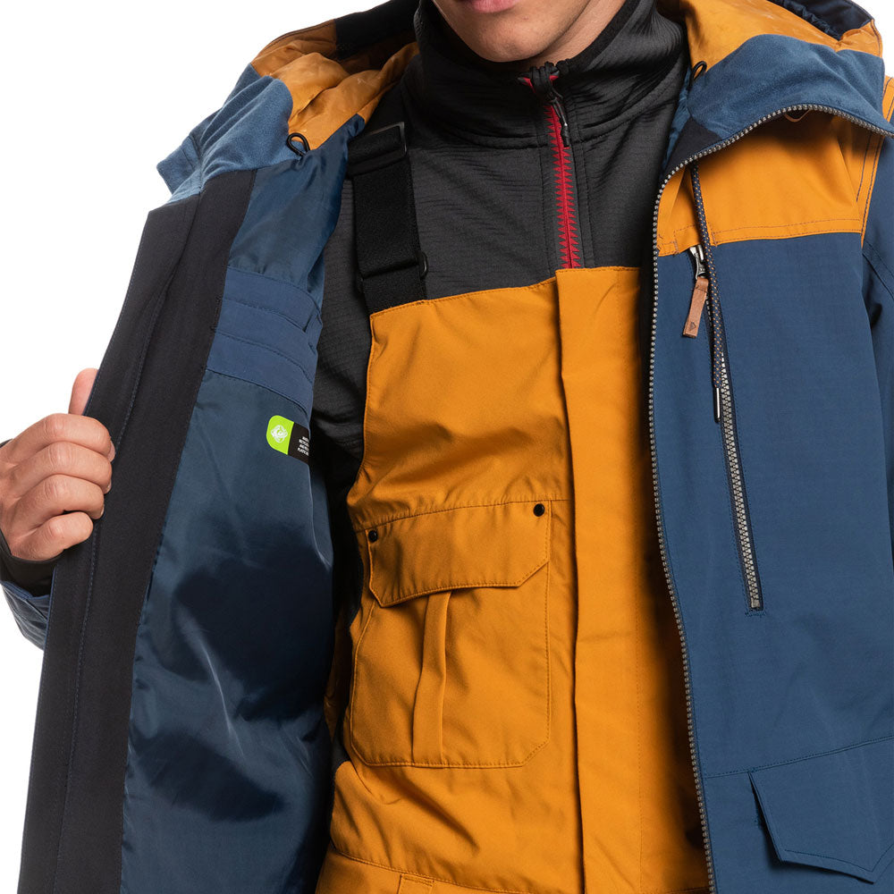 Quiksilver Fairbanks Snowboard/Ski Jacket - Blue