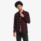 Quiksilver Ganaway Stretch Flannel Long Sleeve Shirt