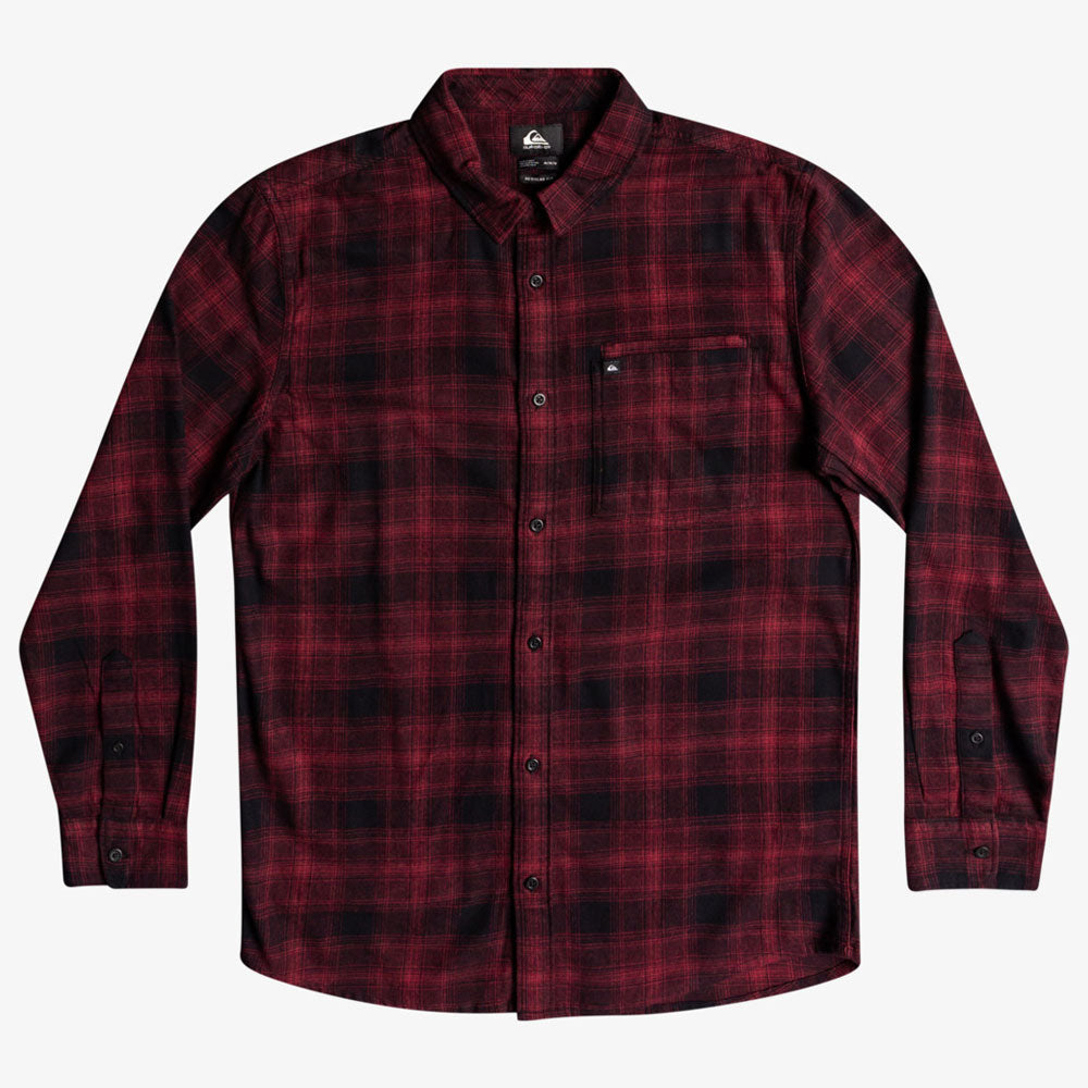 Quiksilver Ganaway Stretch Flannel Long Sleeve Shirt