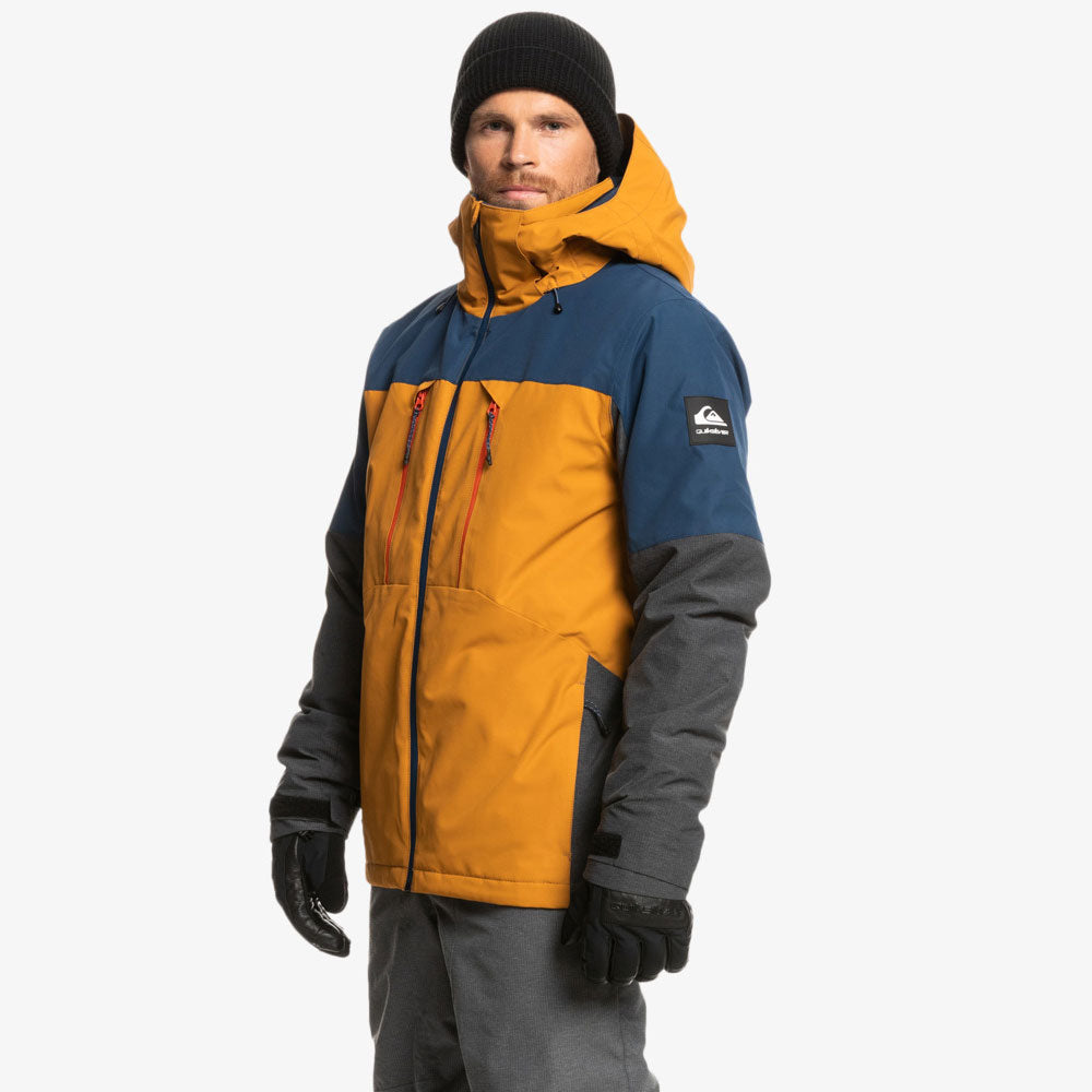 Quiksilver Mission Plus Snowboard/Ski Jacket - Buckthorn Brown