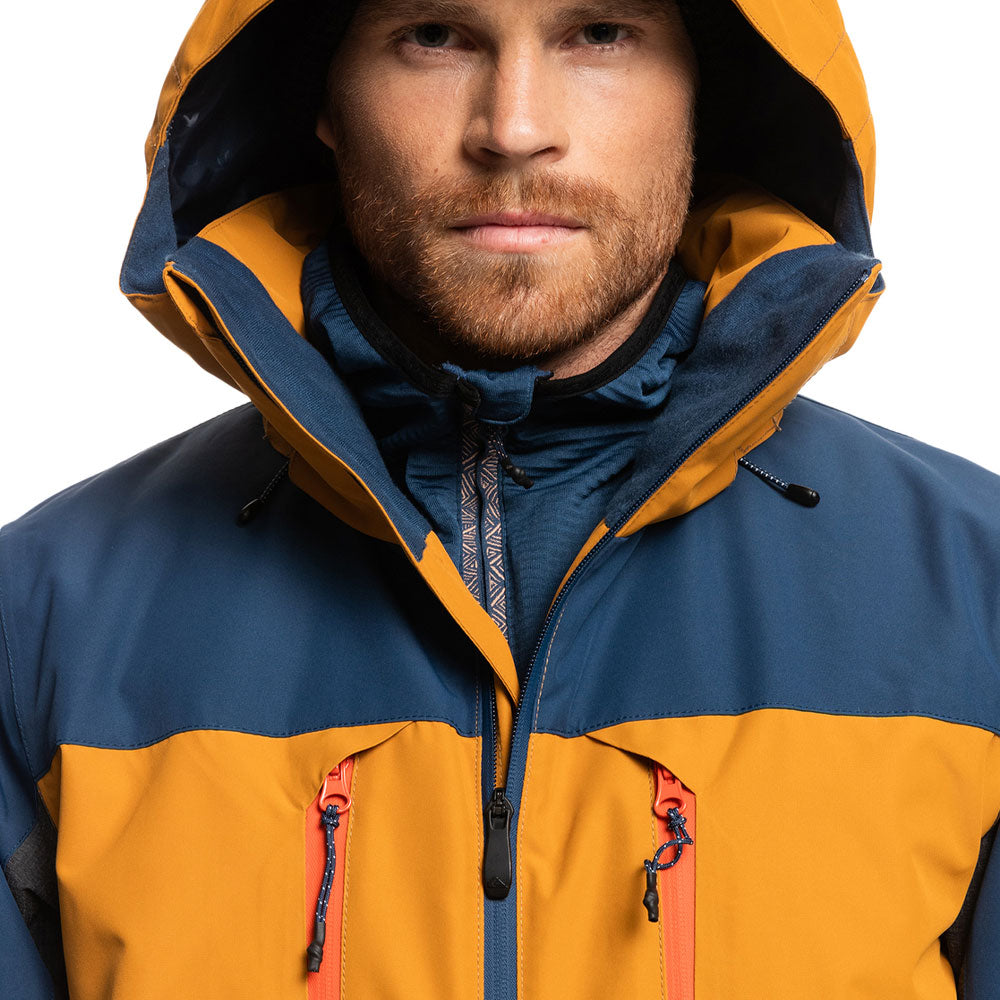 Quiksilver Mission Plus Snowboard/Ski Jacket - Buckthorn Brown