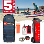 Red Paddle Company 11'3 Sport Inflatable SUP Carbon 100 Package