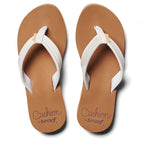 Reef Womens Cushion Breeze Flip Flops - Cloud