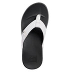 Reef Cushion Bounce Phantom Flip Flops - White/Charcoal