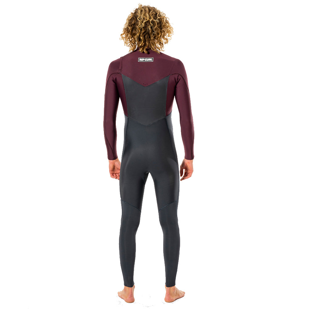 Rip Curl Dawn Patrol 5/3mm Chest Zip Winter Wetsuit  - Wine