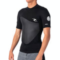 Rip Curl Omega 1.5mm Short Sleeved Wetsuit Top - Black
