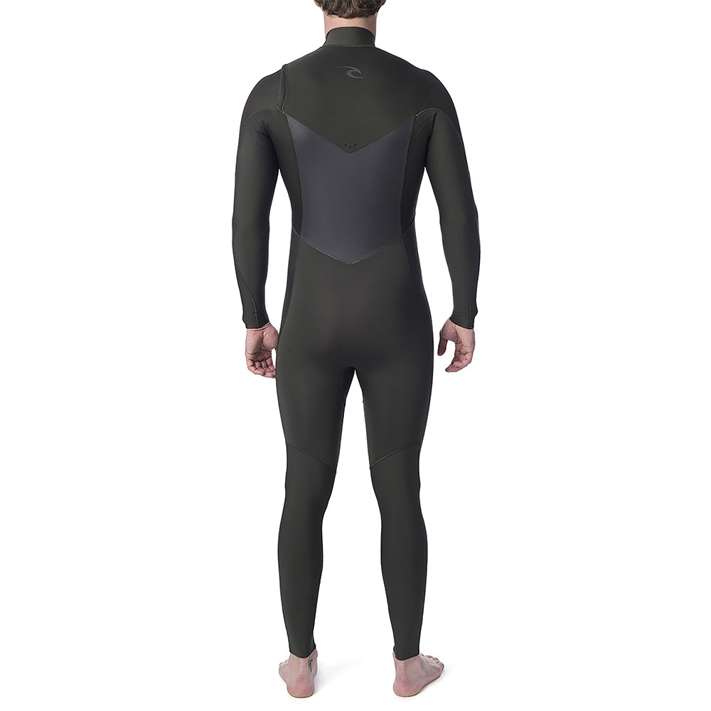 Rip Curl Dawn Patrol Performance 3/2mm Chest Zip Wetsuit - Khaki