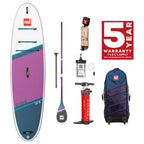 Red Paddle Co 10.6 Ride Purple Prime Inflatable SUP Package 2022