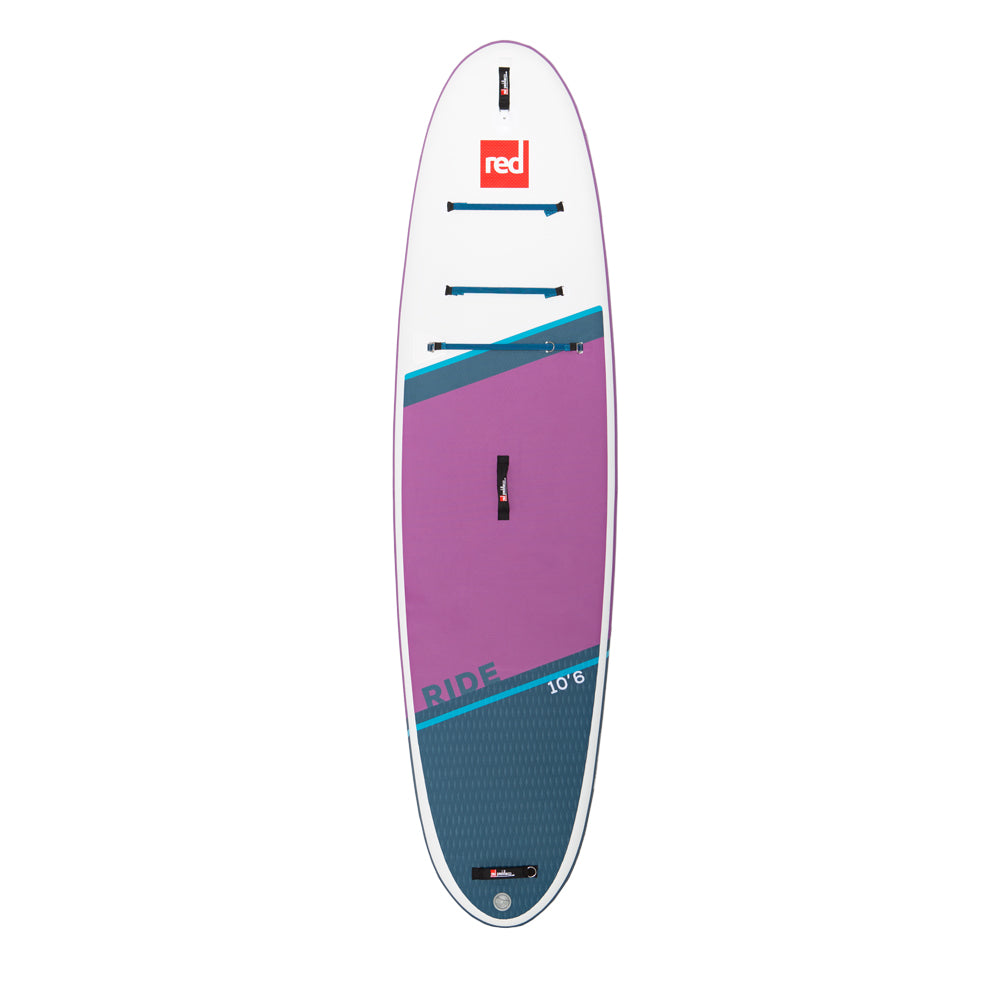 Red Paddle Co 10.6 Ride Purple Prime Inflatable SUP Package 2022
