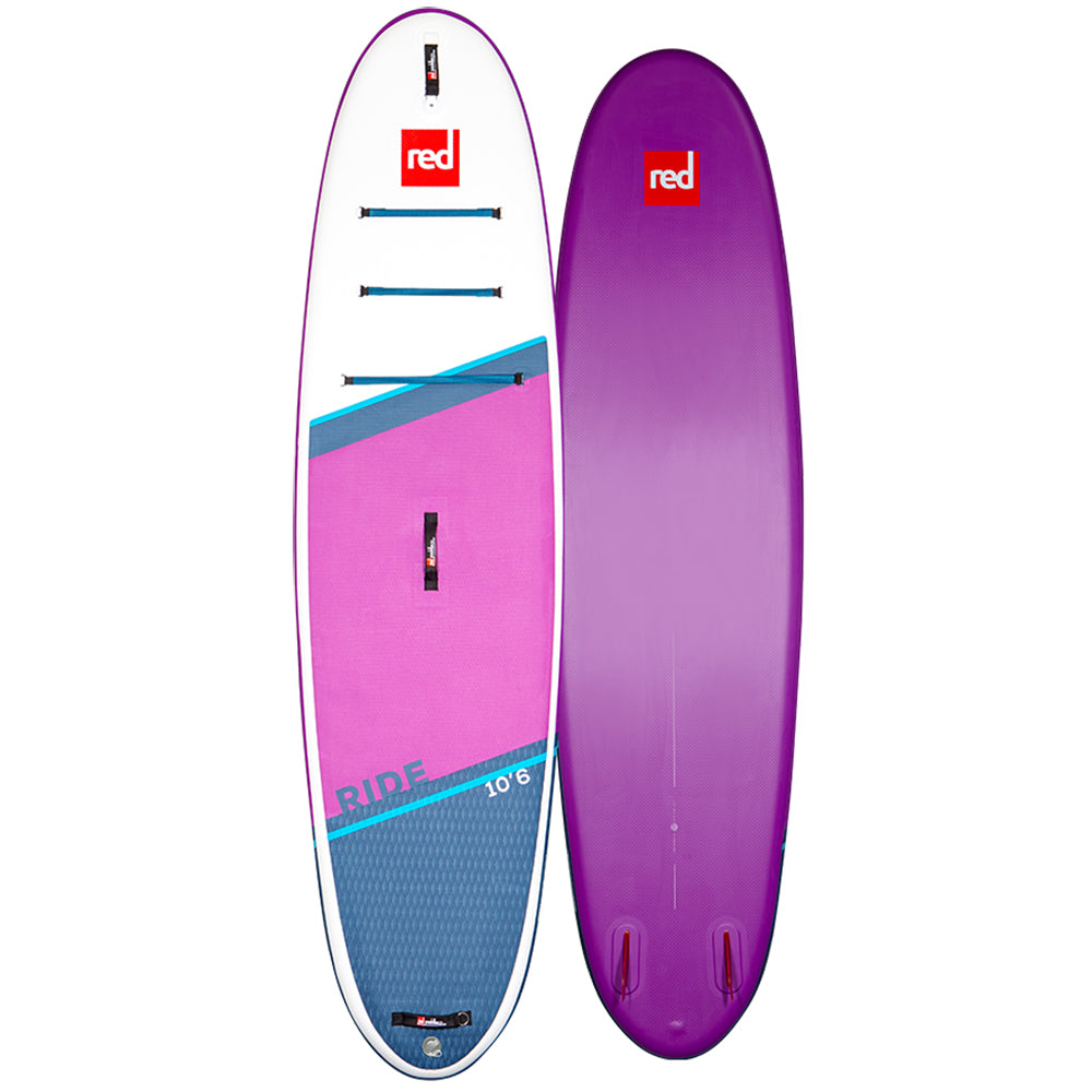 Red Ride MSL 10'6 Purple Inflatable Paddle Board Carbon Nylon Package.