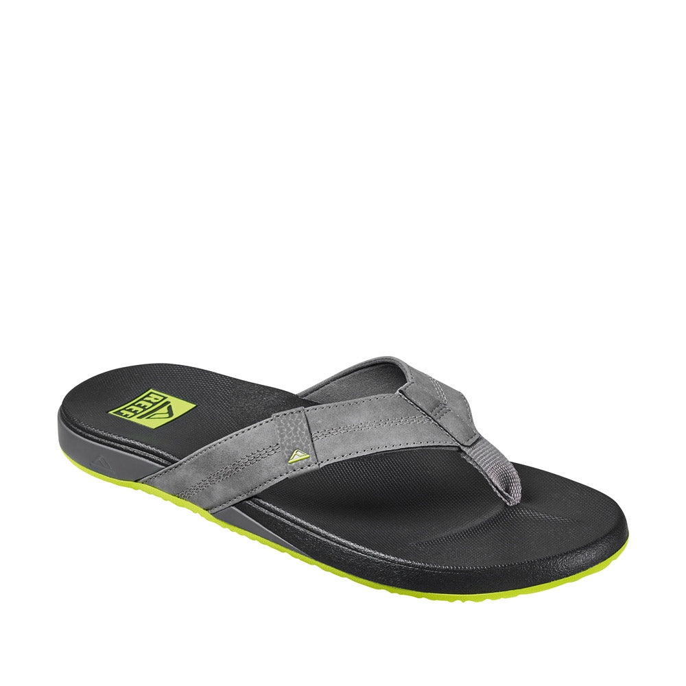 Reef Cushion Phantom Flip Flops  - Black/Lime