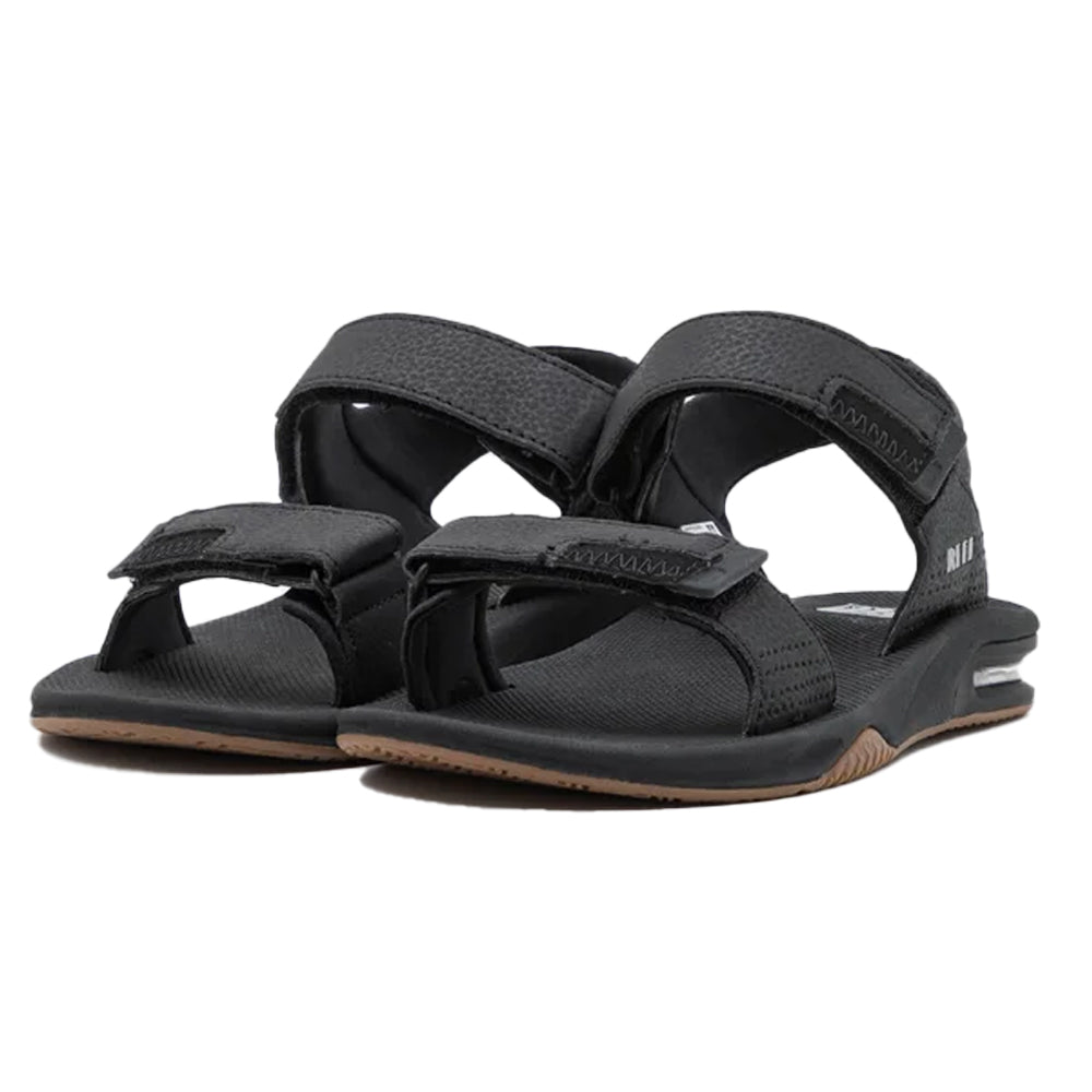 Reef Fanning Baja Sandals  - Black/Sliver