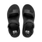 Reef Fanning Baja Sandals  - Black/Sliver