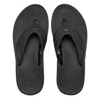 Reef Fanning Flip Flops  - All Black