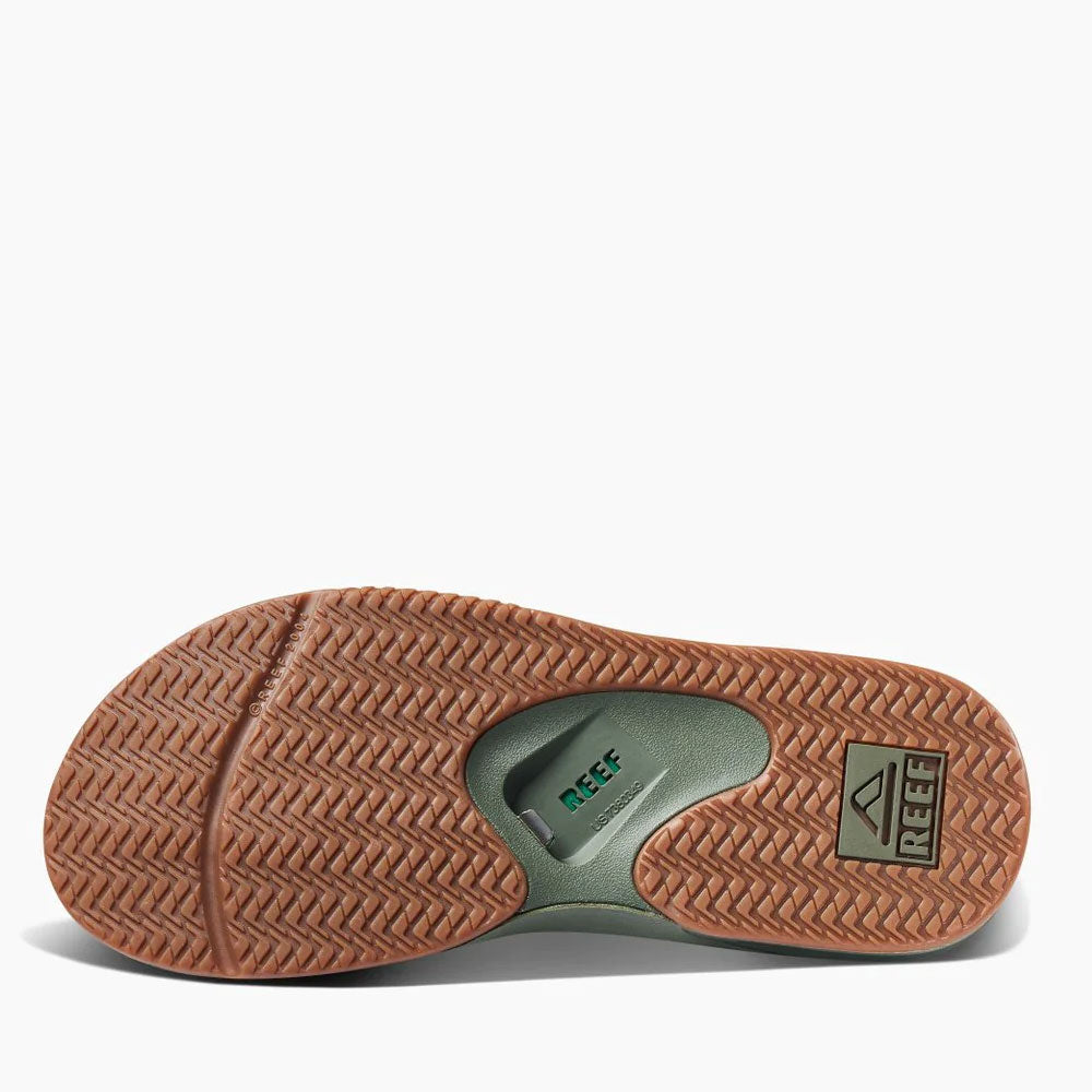 Reef Fanning Flip Flops - Olive Palm