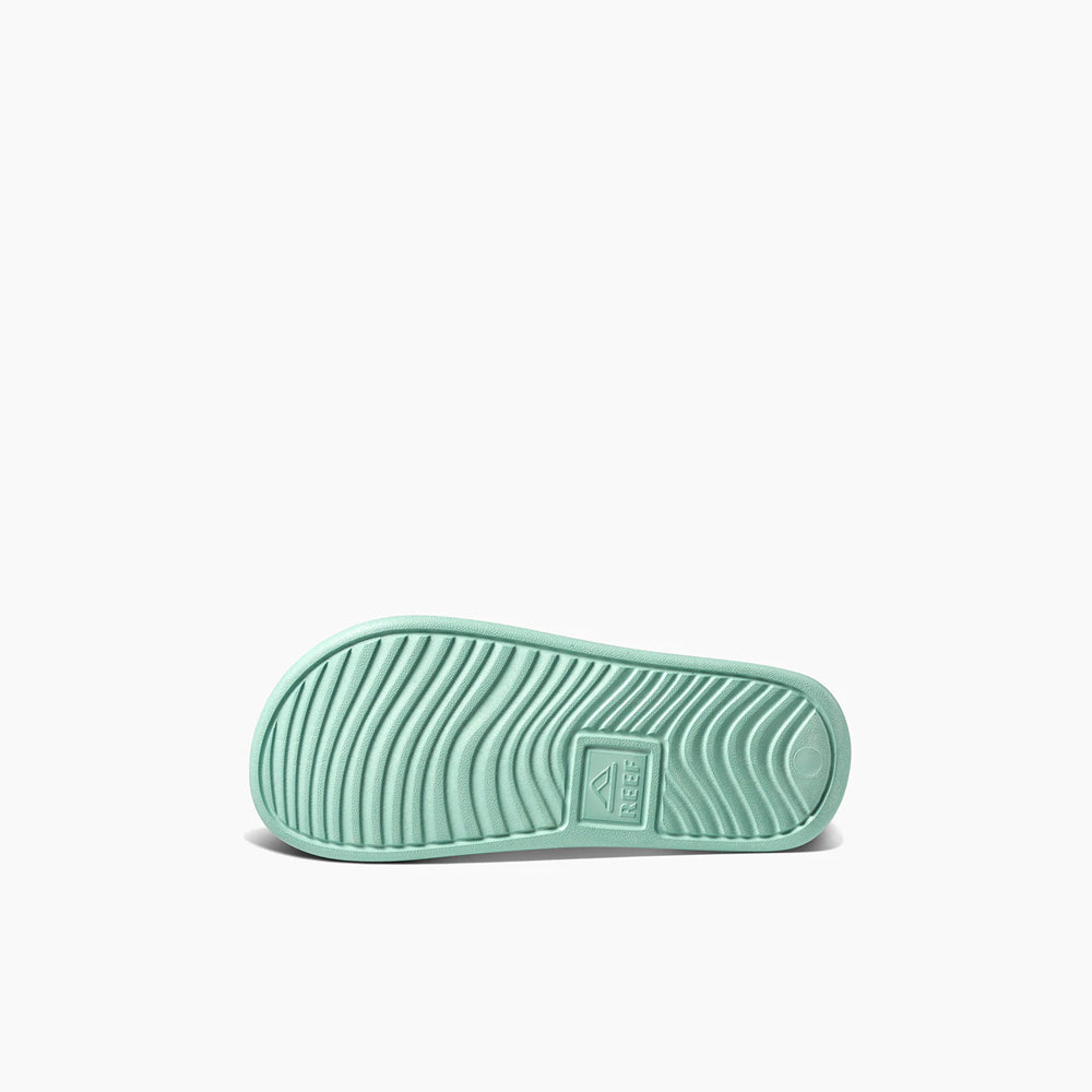Reef Girls One Slide Sandals  - Mint Monstera