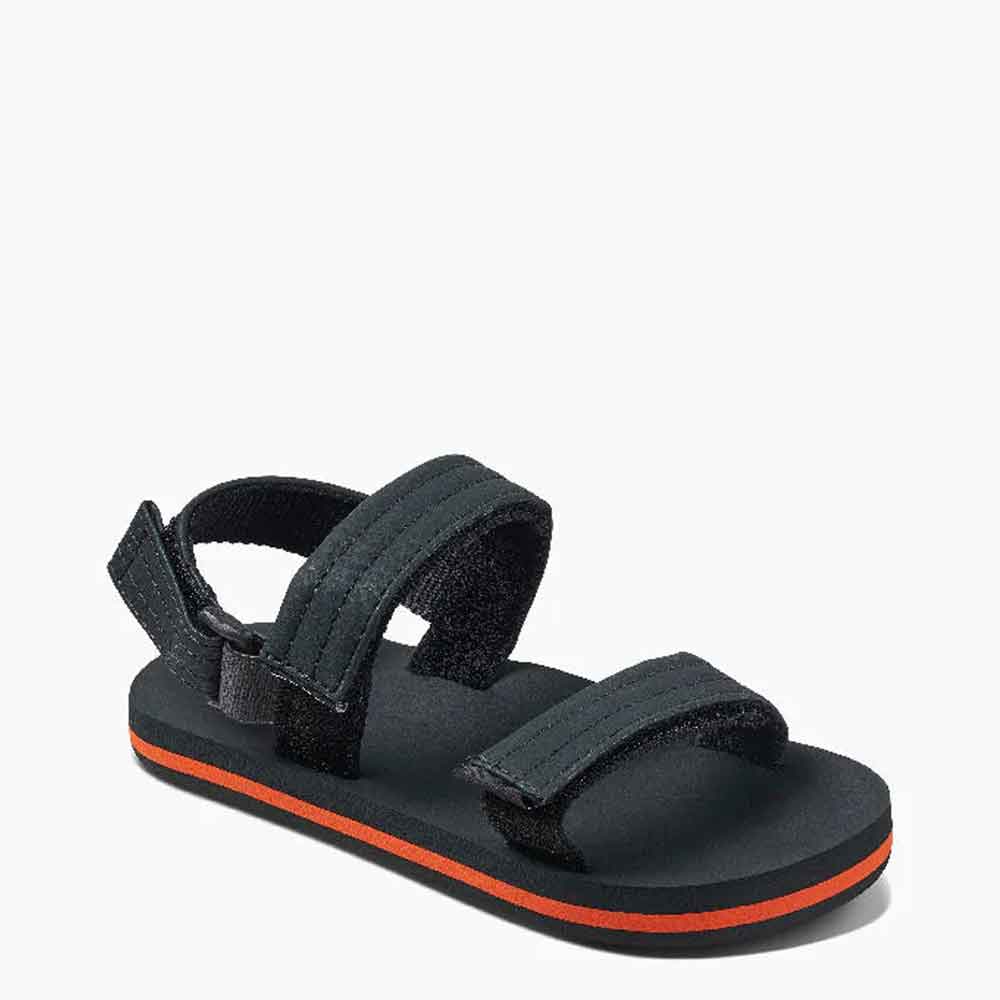 Reef Kids Little Ahi Convertible Sandals  - Grey/Orange