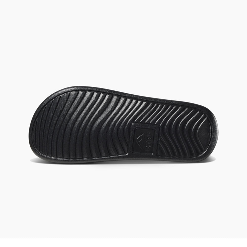 Reef Kids One Slide Sandals  - Black/White
