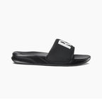 Reef Kids One Slide Sandals  - Black/White