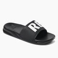 Reef Kids One Slide Sandals  - Black/White