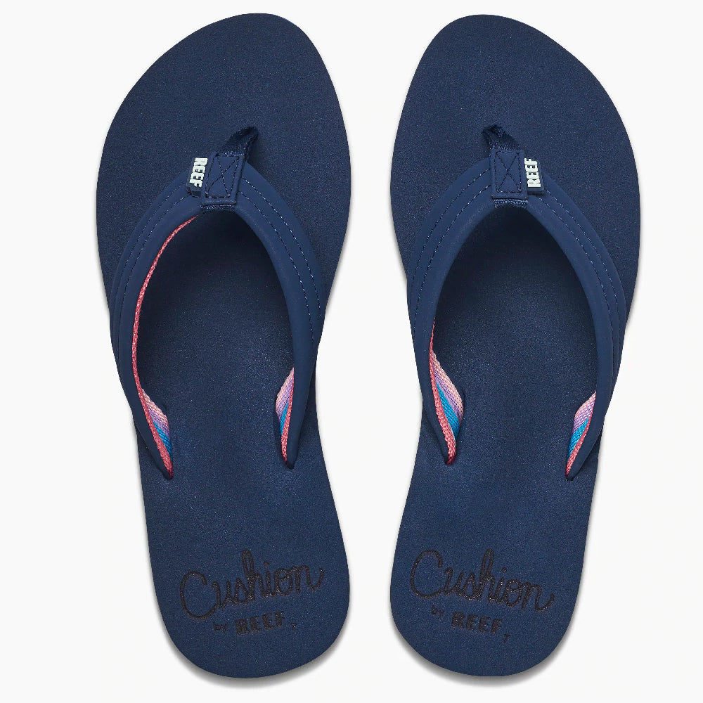 Reef Ladies Cushion Breeze Flip Flops  - Midnight