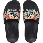Reef Ladies One Slide Sandals  - Black Monstera