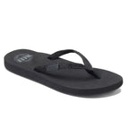 Reef Womens Ginger Flip Flops - Black/Black