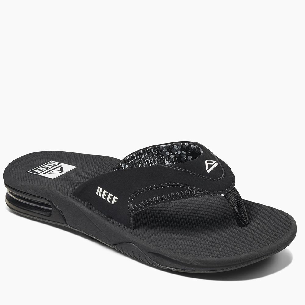 Reef Womens Fanning Flip Flops  - Black