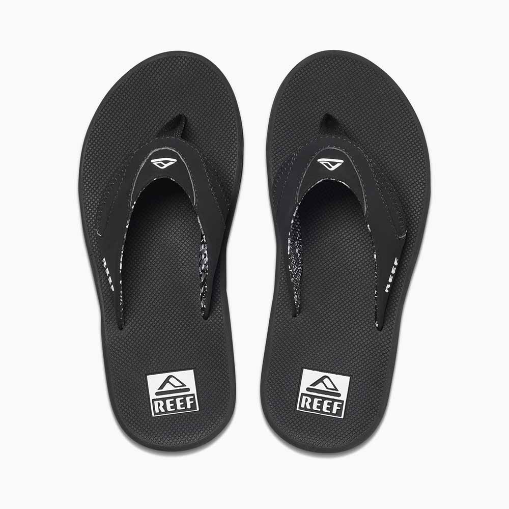 Reef Womens Fanning Flip Flops  - Black