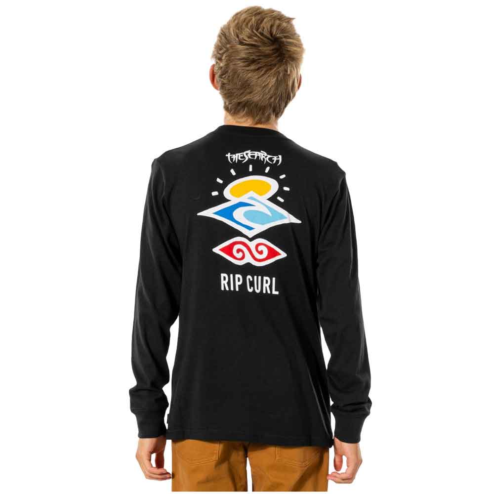 Rip Curl Boys Search Icon Long Sleeve T Shirt
