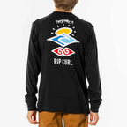 Rip Curl Boys Search Icon Long Sleeve T Shirt