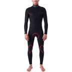 Rip Curl Dawn Patrol Performance 3/2mm Chest Zip Wetsuit Black