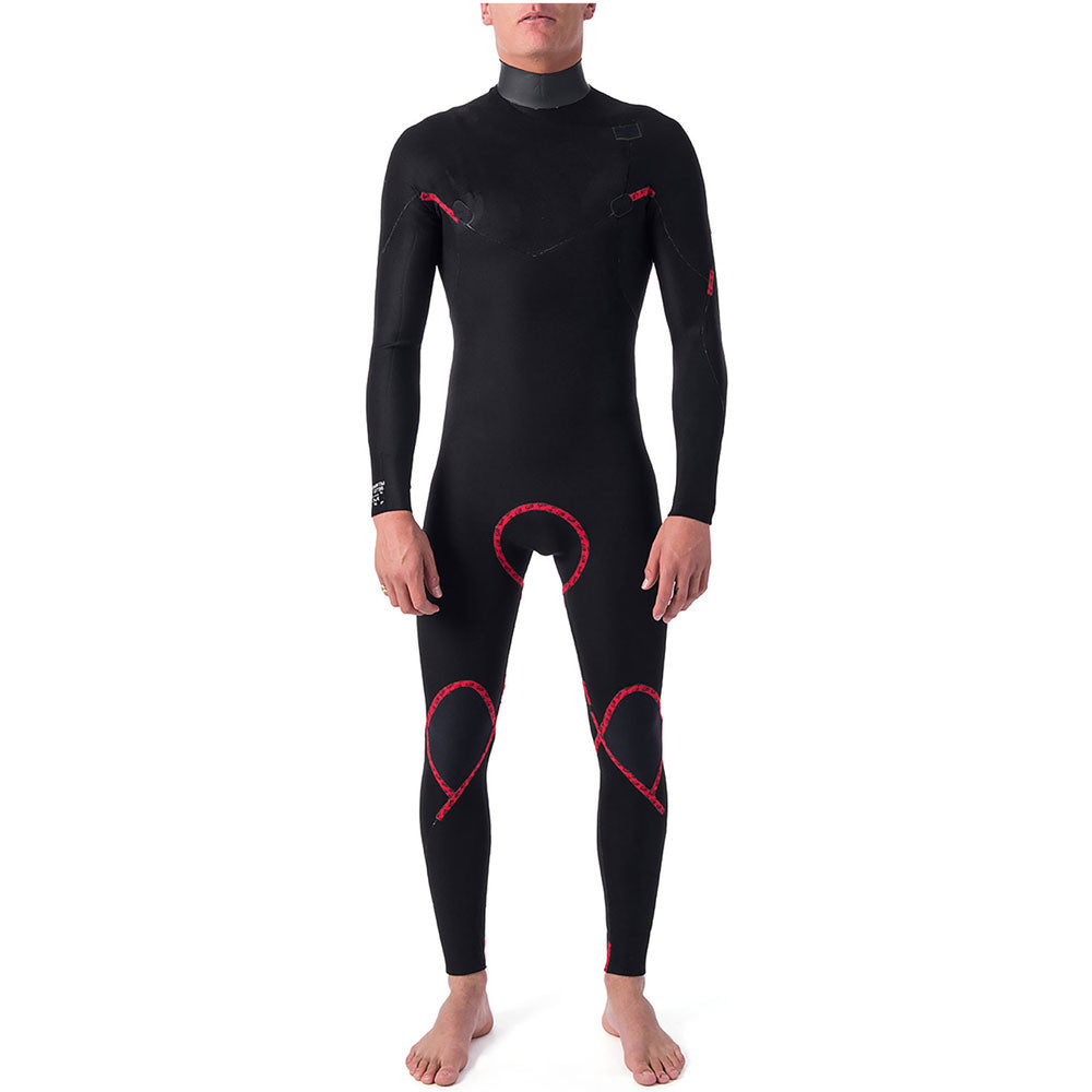 Rip Curl Dawn Patrol Performance 3/2mm Chest Zip Wetsuit Black