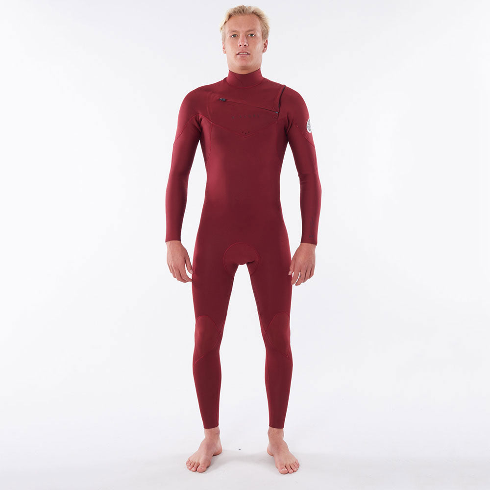 Rip Curl Dawn Patrol Performance 3/2 C/Z Summer Wetsuit  - Maroon