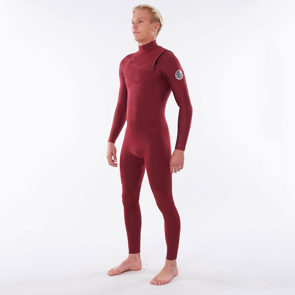 Rip Curl Dawn Patrol Performance 3/2 C/Z Summer Wetsuit  - Maroon