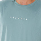 Rip Curl Dawn Patrol Short Sleeve UV Top - Mid Blue